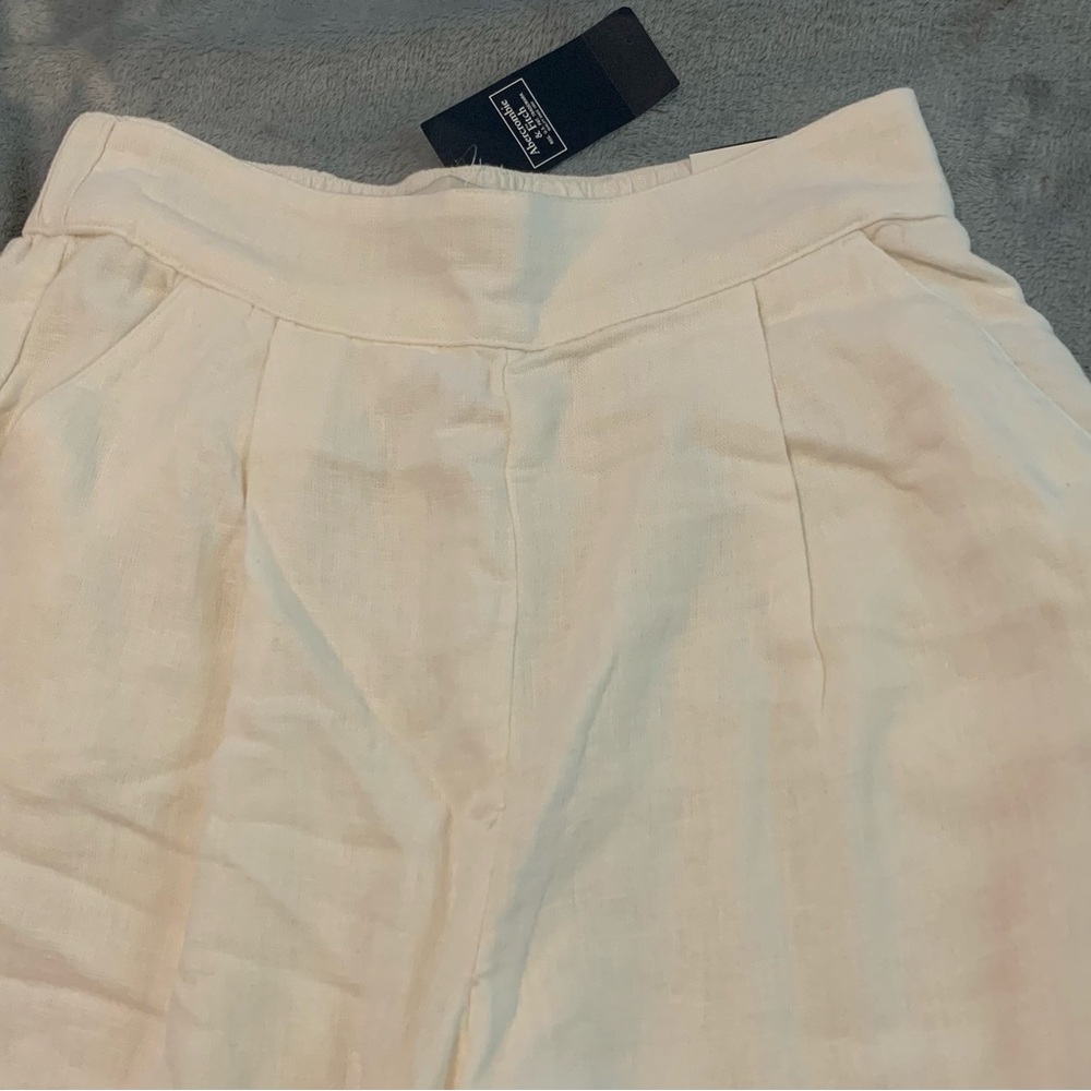 Abercrombie linen blend pants